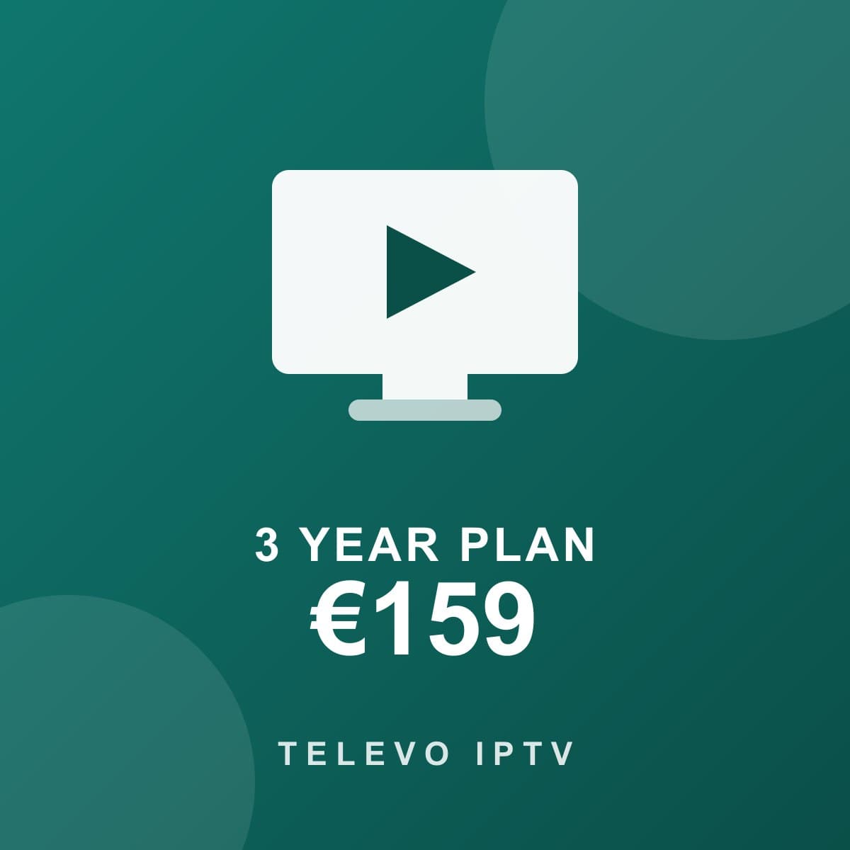 3 Year IPTV Subscription plan artwork