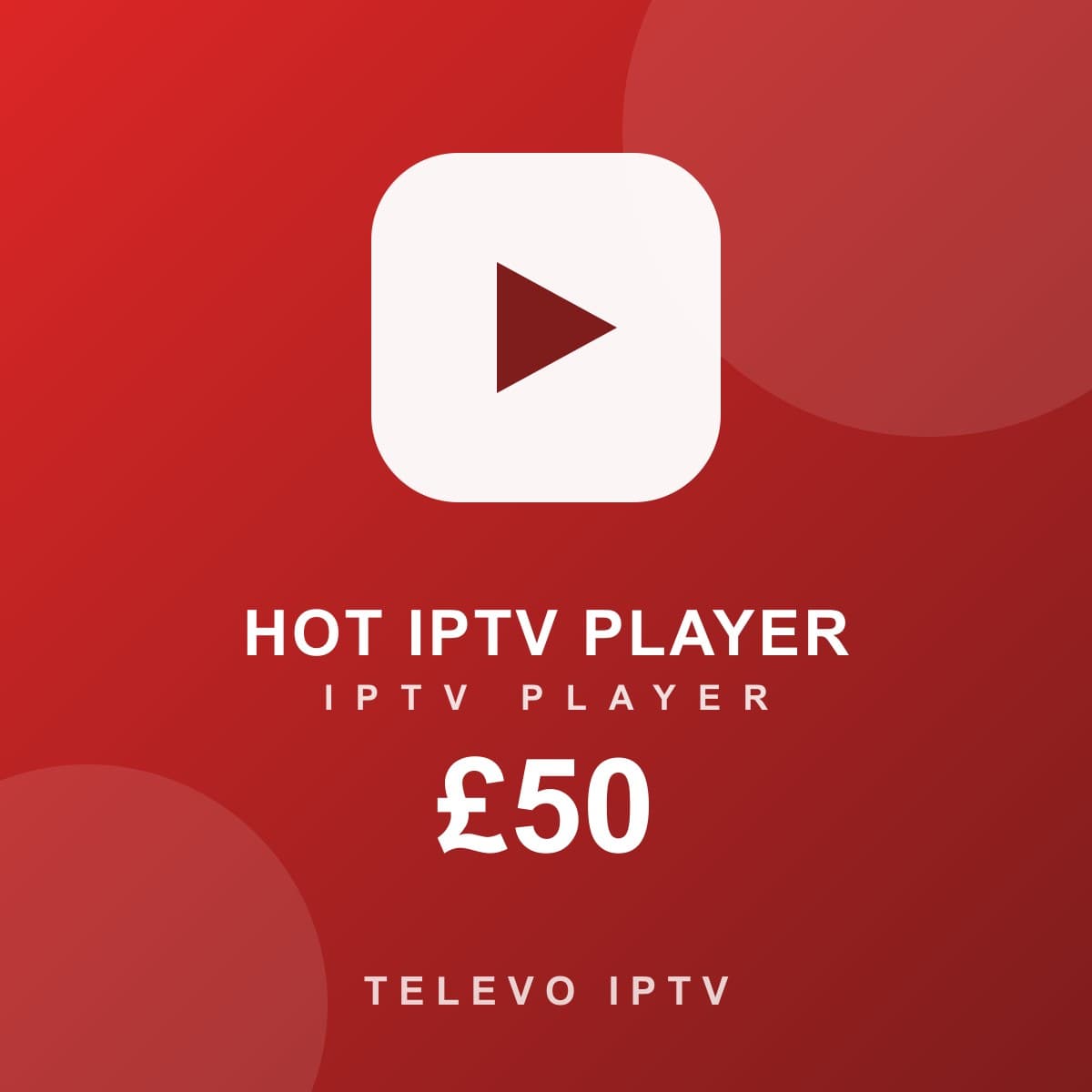 Hot IPTV Player, 12 Months plan artwork