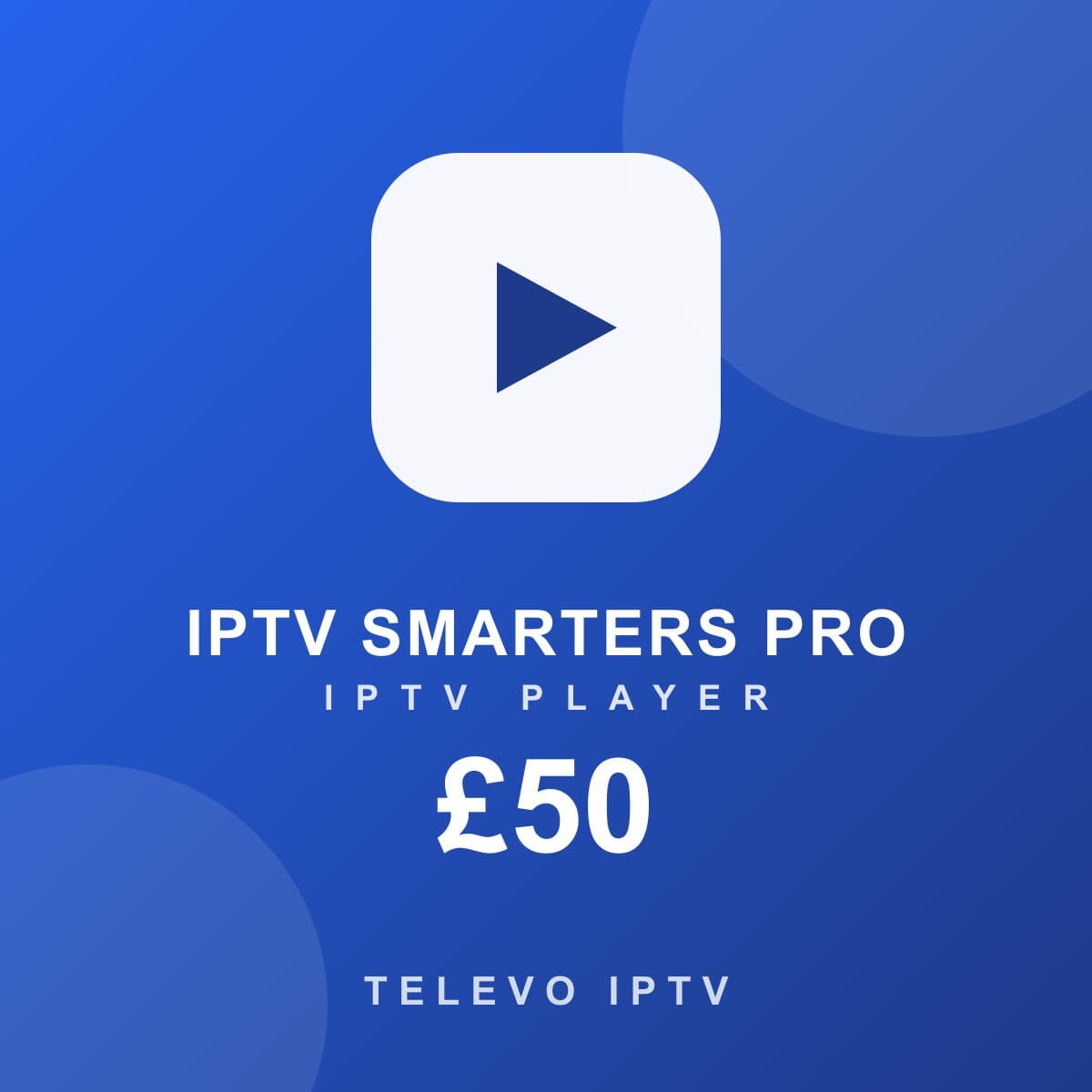 IPTV Smarters Pro, 12 Months Subscription plan artwork