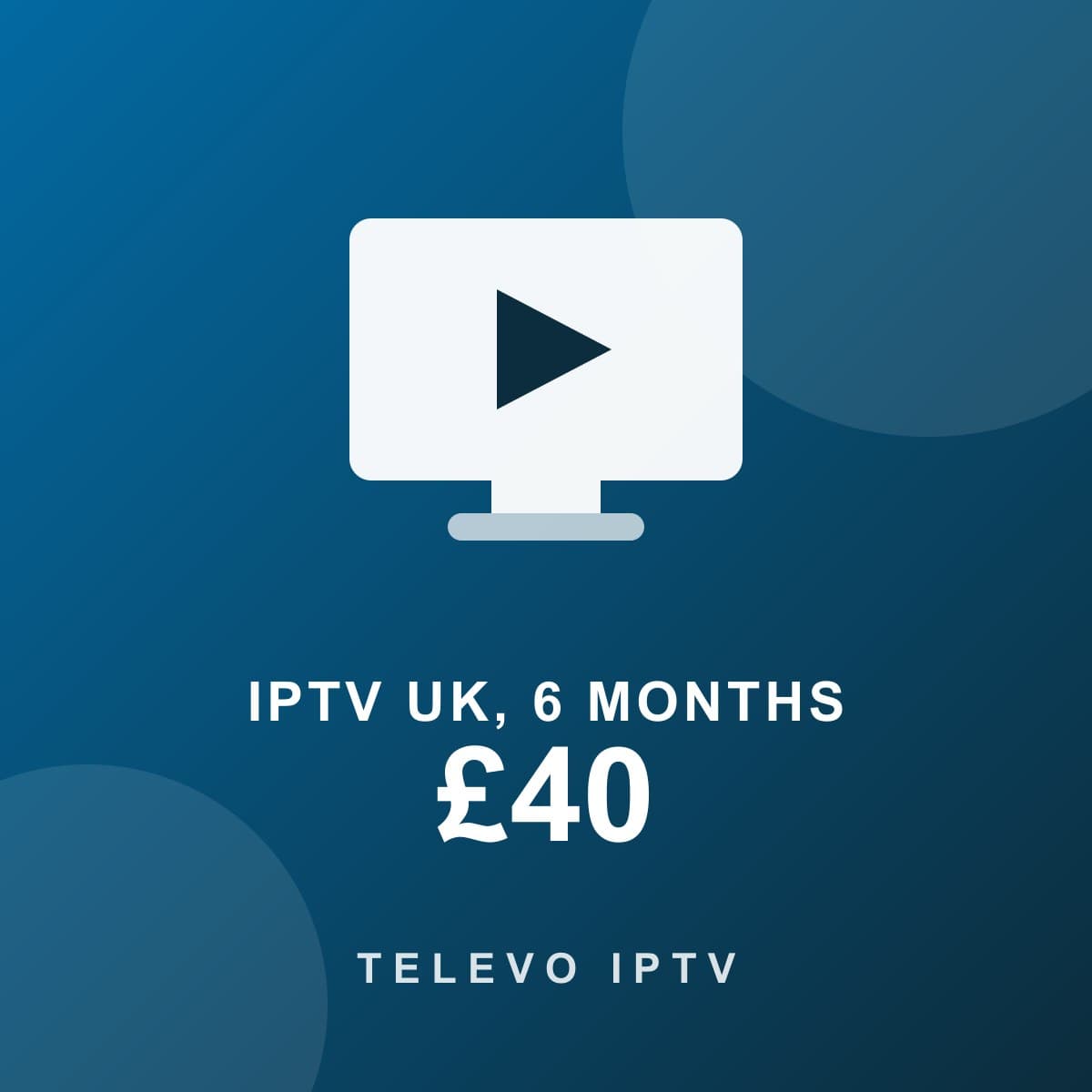 IPTV UK, 6 Months plan artwork