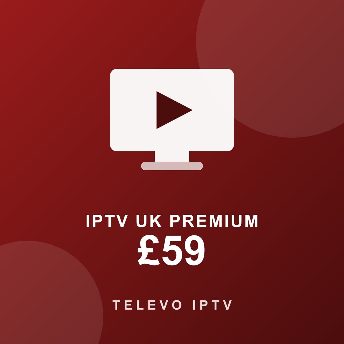 IPTV UK Premium, 1 Year plan artwork