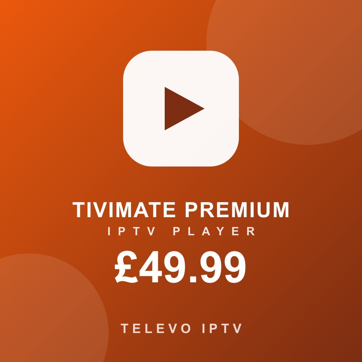 TiviMate Premium, 12 Months IPTV Subscription plan artwork